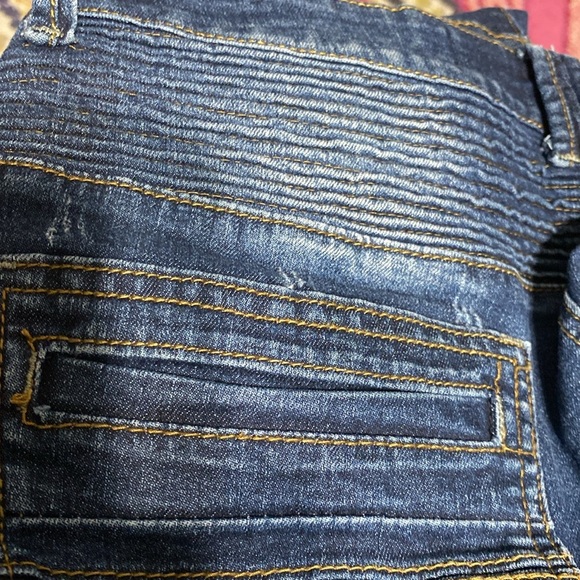 XRAY Jeans Men 34 x 30 Distressed Stacked Stretch Ribbed denim pants - Picture 9 of 14